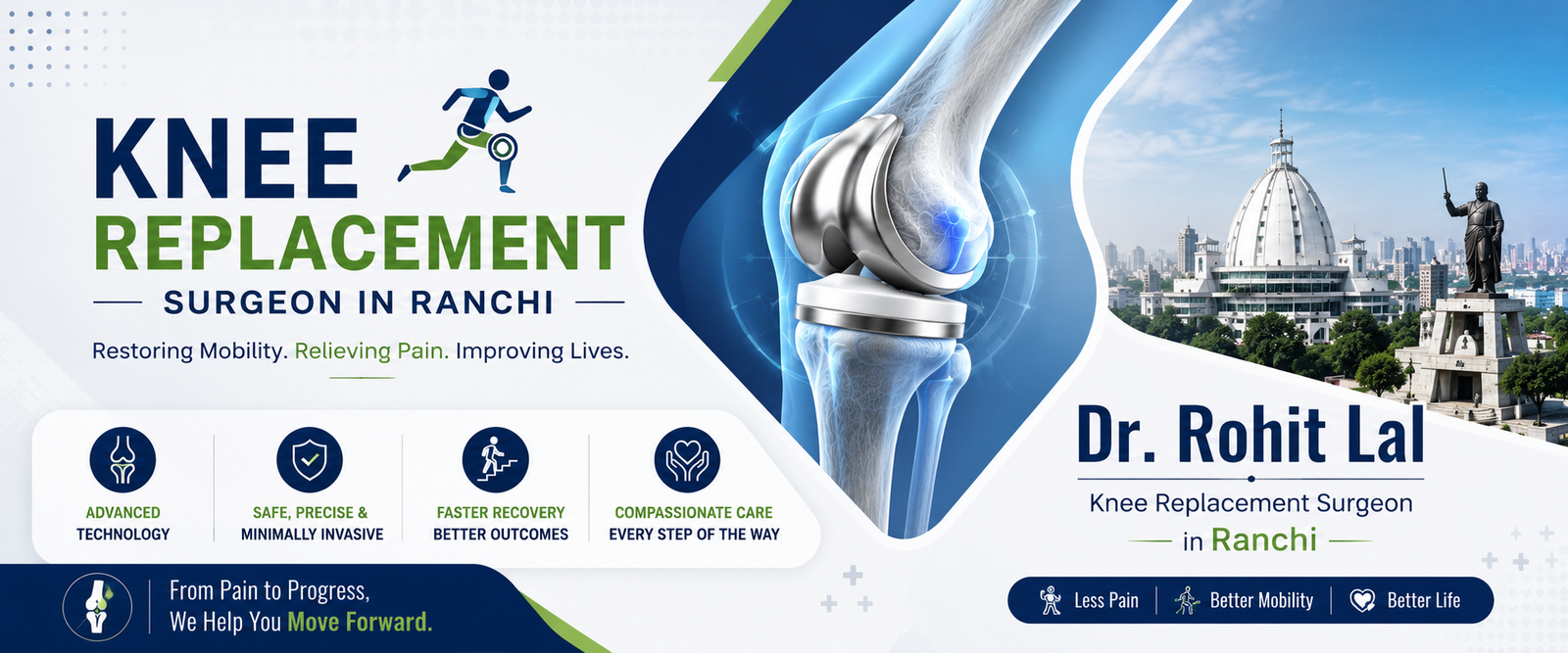 knee replacement surgeon near Hind Chowk Ranchi