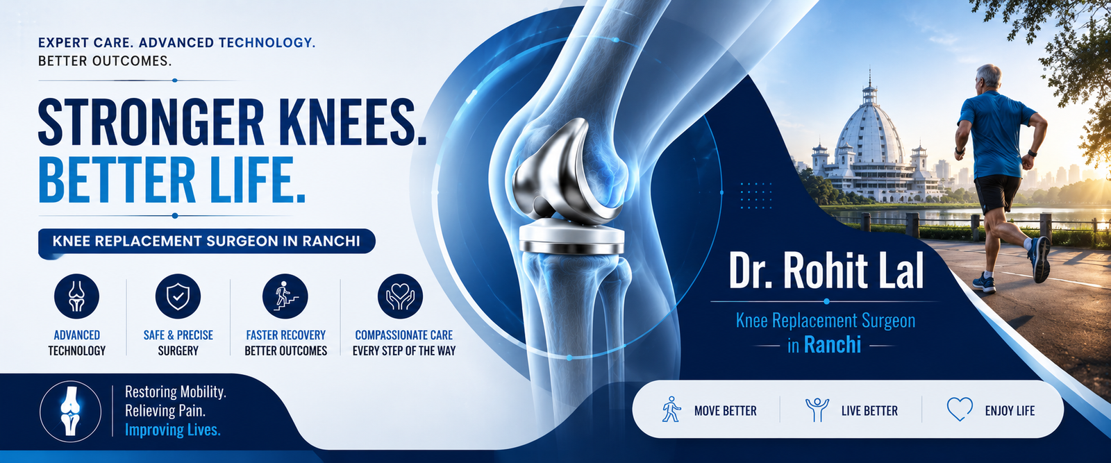 knee replacement surgeon near Doranda Ranchi