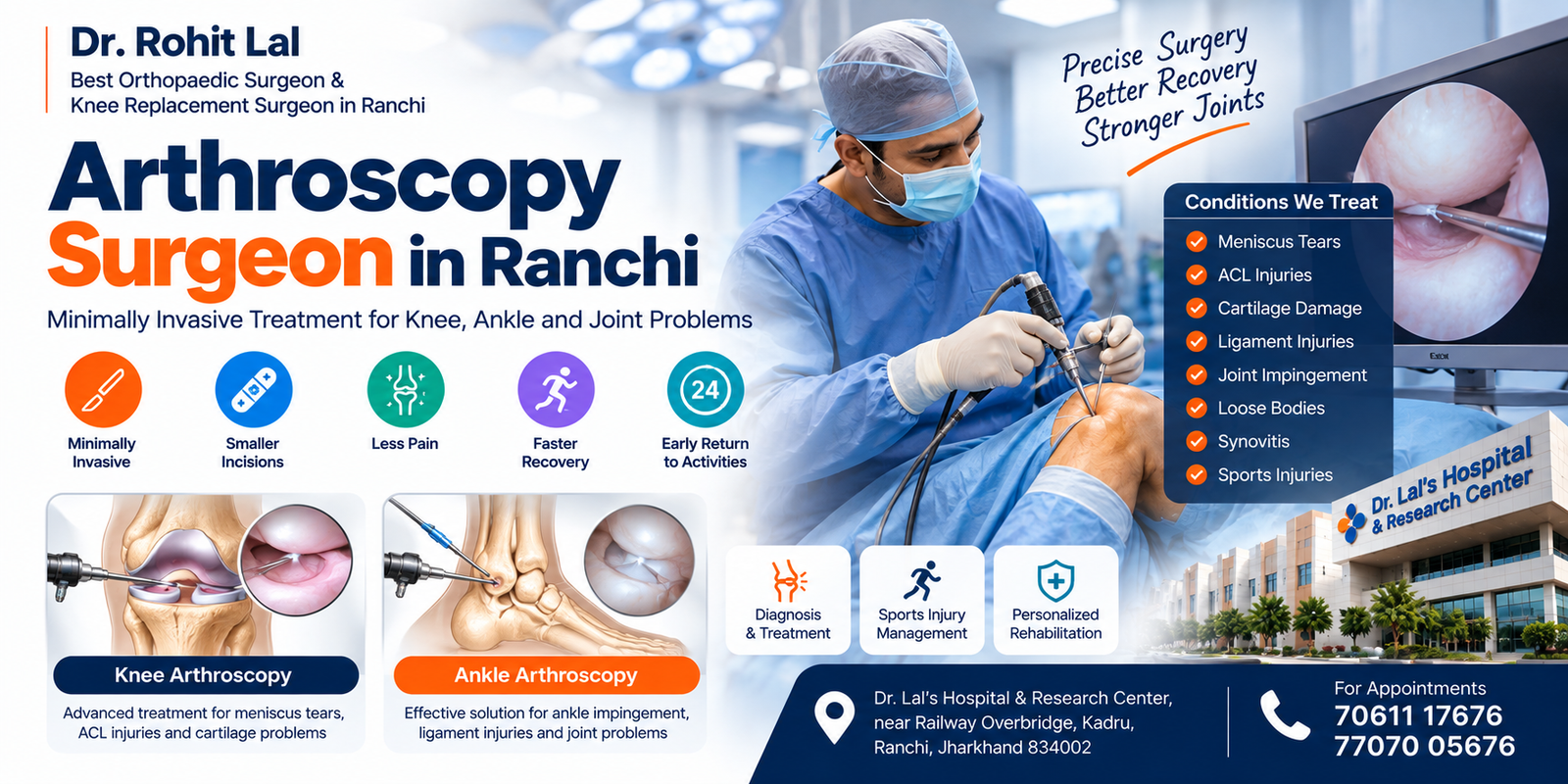 Best Arthroscopy Surgeon in Ranchi